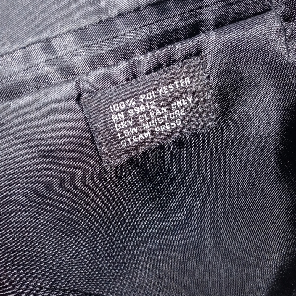 Pacelli Men's Black Polyester 4 Button Jacket. 42r - image 7